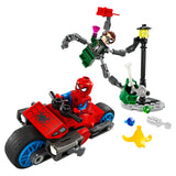 LEGO Marvel Motorcycle Chase: Spider-Man vs. Doc Ock 76275, (77-pieces)