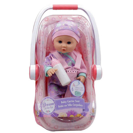 Gigo 16" Baby Doll In Carrier Purple