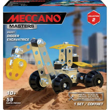 Meccano Masters Mini Makes Digger Excavatrice