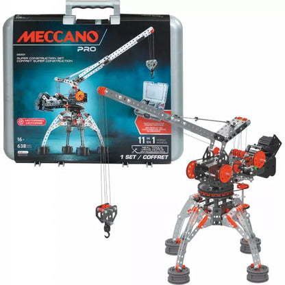 Meccano Pro Super Construction Set 11 in 1