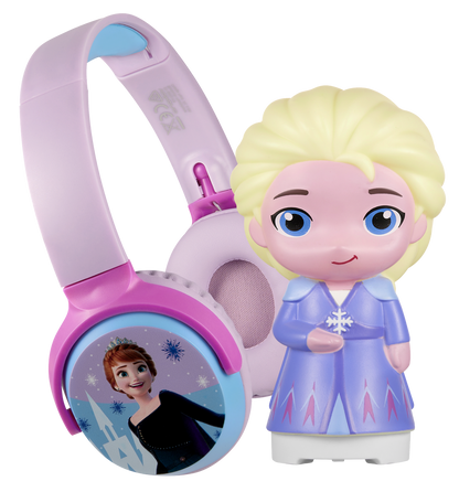 Disney Frozen Soft Touch Light With Bluetooth Headphones Combo 85Db Safe Listening Volume
