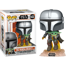 Funko Star Wars Mandalorian Mando Jetpack Flying Pop!