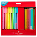 Faber Castell Pastel & Neon Inspiration Set, (Box of 20)