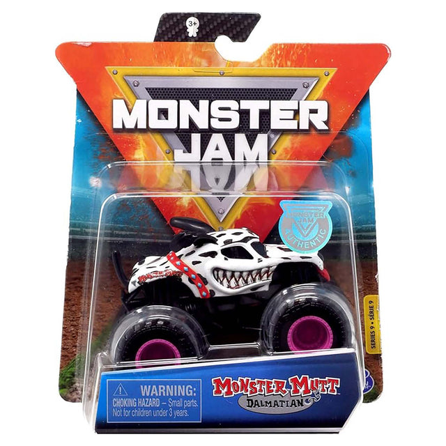 Monster Jam Die-Cast Monster Truck 1:64 Scale Series 9 - Monster Mutt Dalmatian
