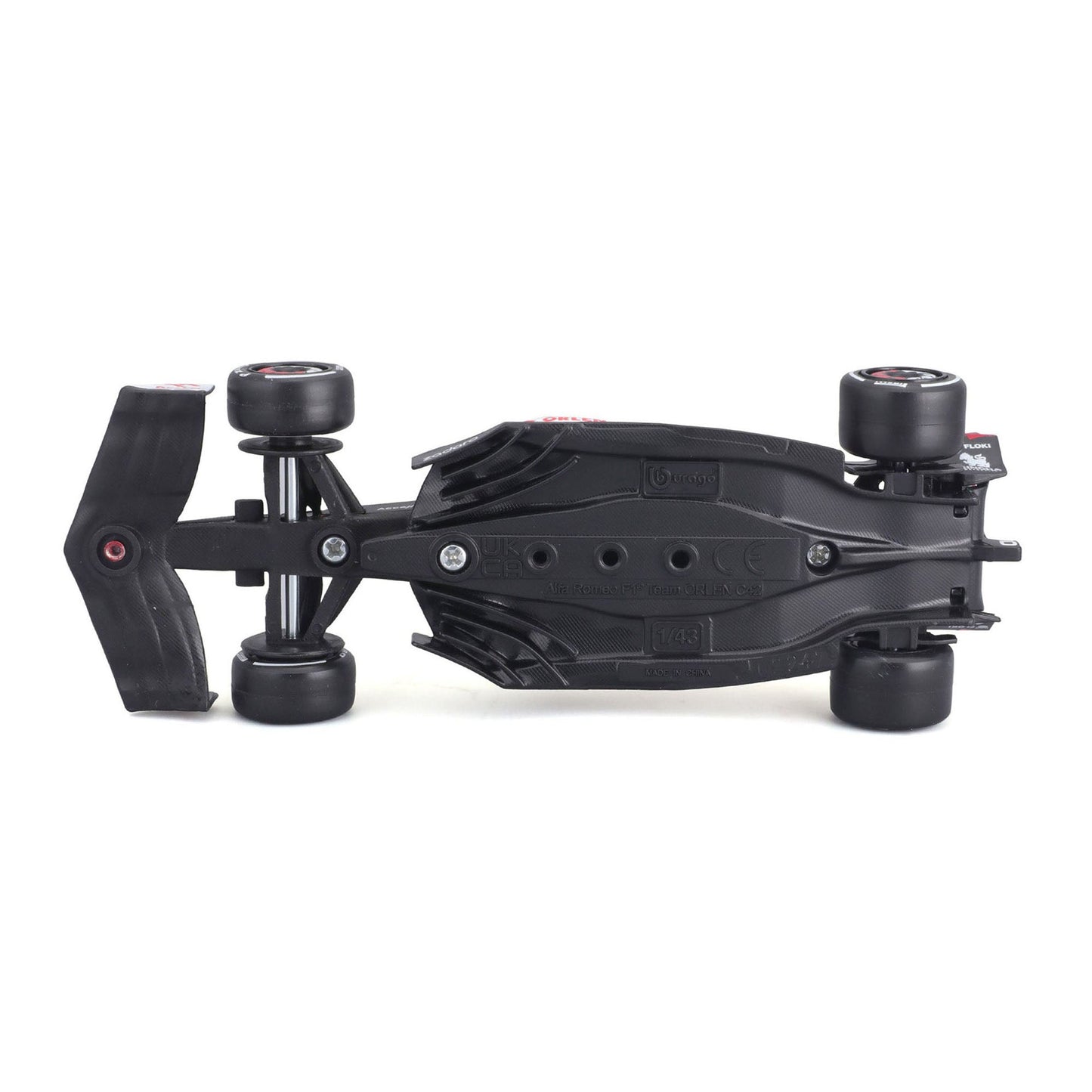 Bburago 1:43 2022 F-1 Alfa Romeo C42 #24 Zhou with Driver