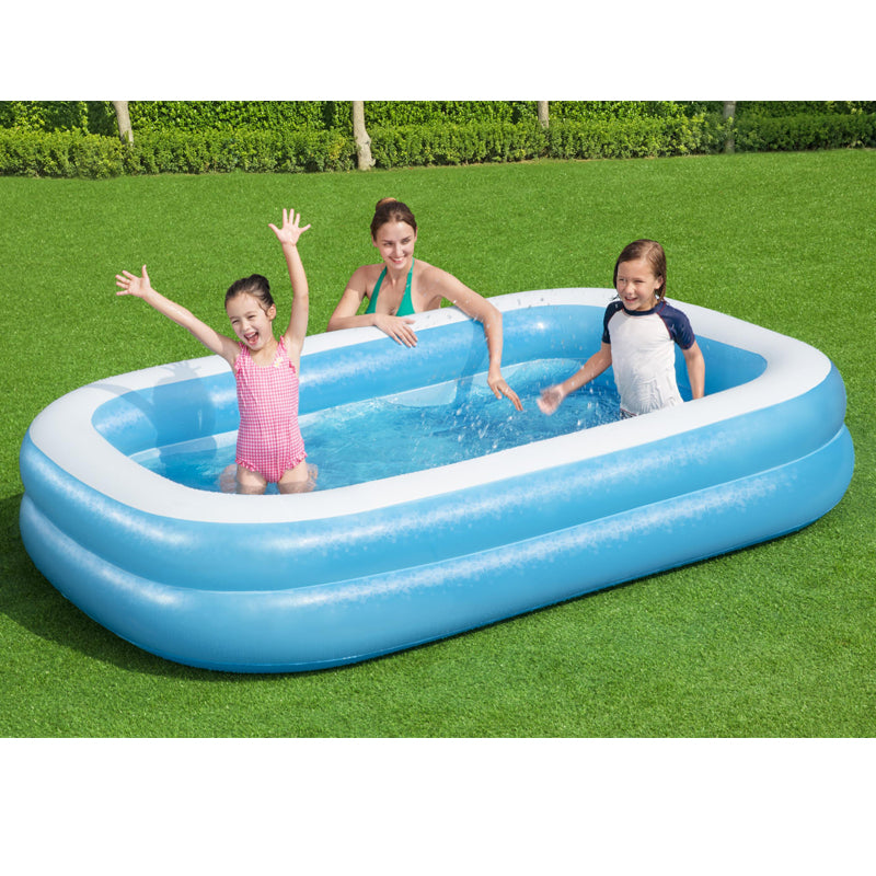 Blue Rectangular Family Pool