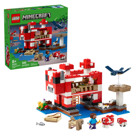 LEGO Minecraft The Mooshroom House 21270