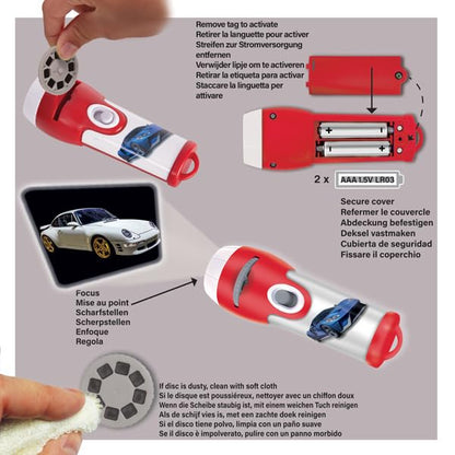 Brainstorm Super Cars Torch & Projector