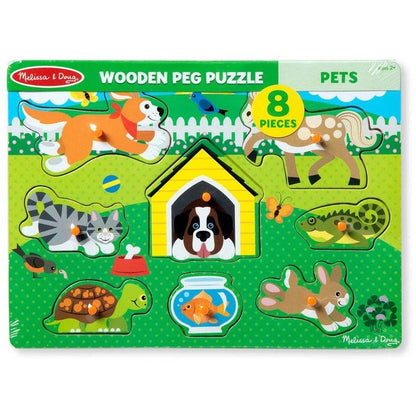 Melissa & Doug Pets Peg Puzzle