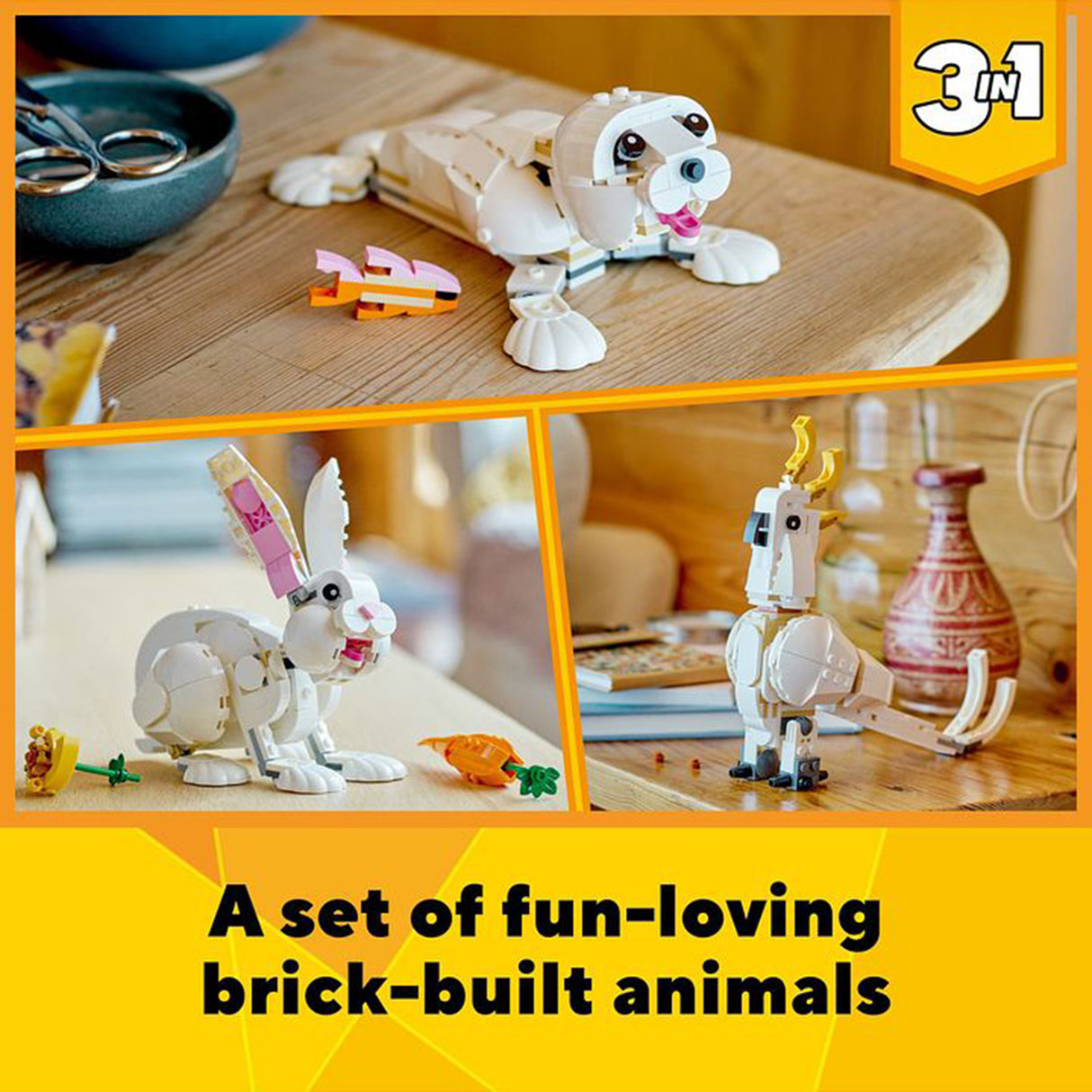 LEGO Creator 3 in1 White Rabbit 31133 (258 pieces)