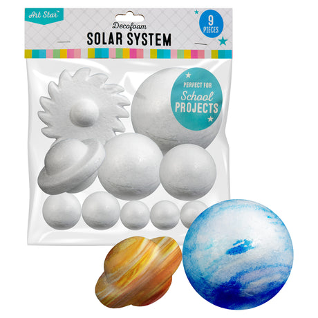 Art Star Decofoam Solar System (9 Piece)