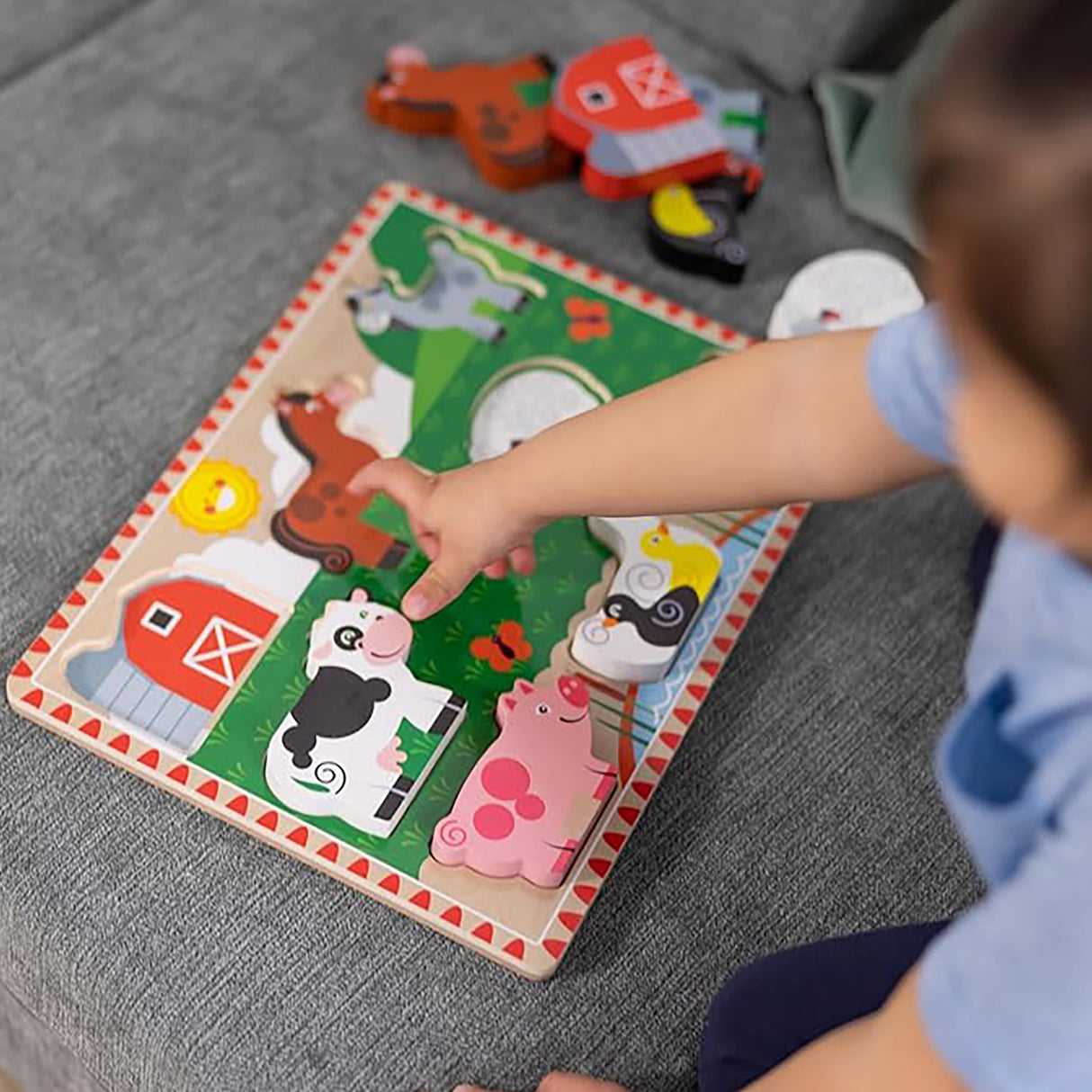 Melissa & Doug Farm Chunky Puzzle