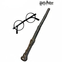 Harry Potter Wand And Glasses Set