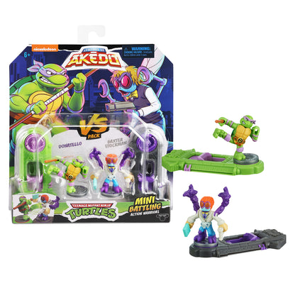 Akedo Teenage Mutant Ninja Turtles S1 Donatello Vs Baxter Stockman
