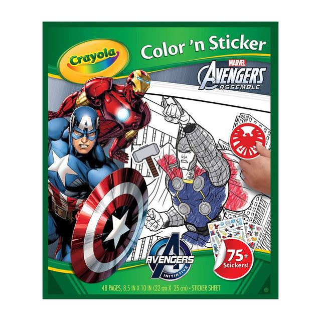 Crayola Marvel Color and Sticker Book
