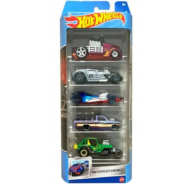 Hot Wheels exposed Engines (Pack of 5)