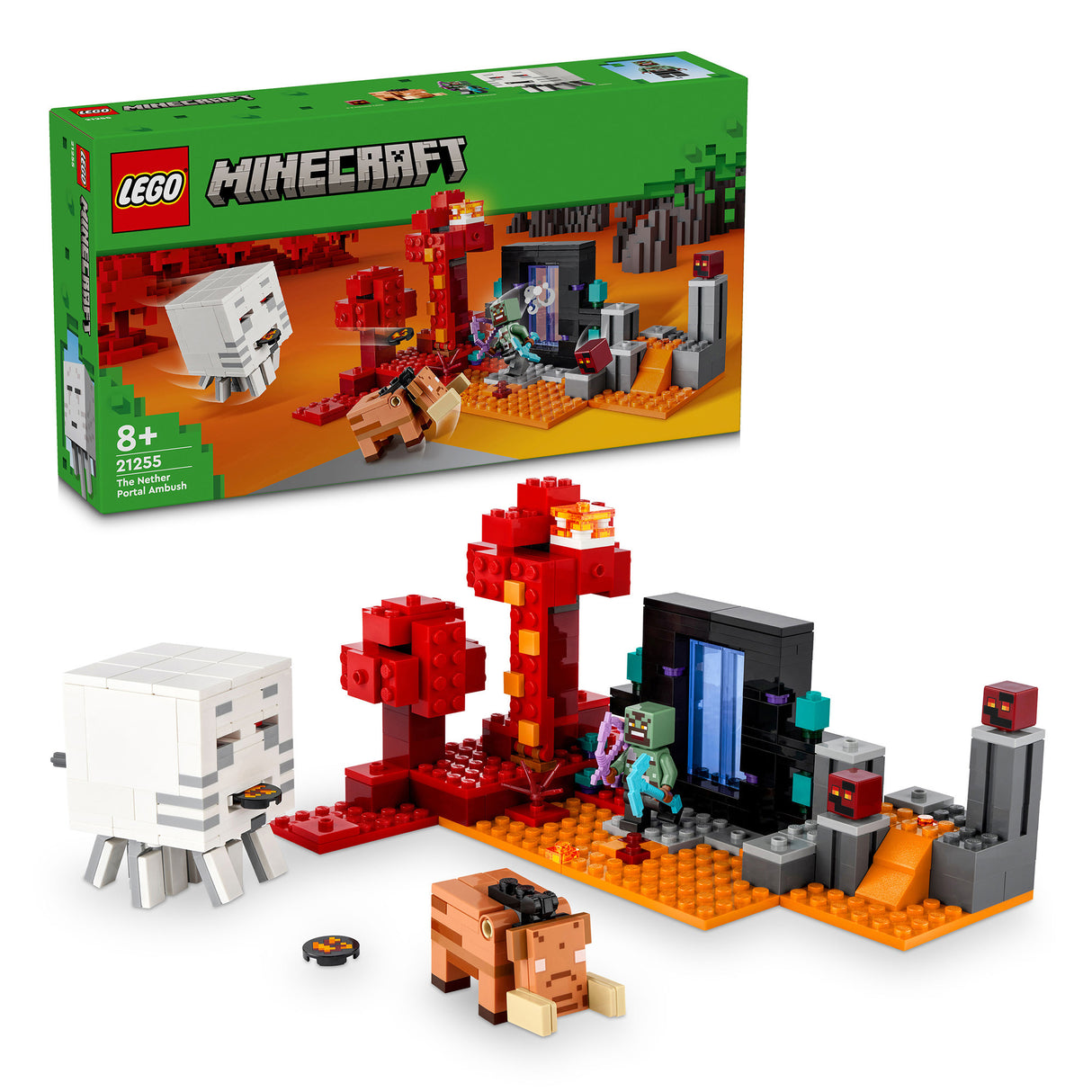 LEGO Minecraft The Nether Portal Ambush 21255, (352-pieces)