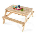 Plum Wooden Sand and Picnic Table