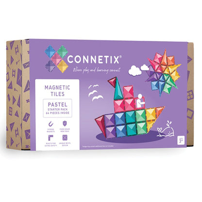 Connetix Pastel Starter Pack 64 pc