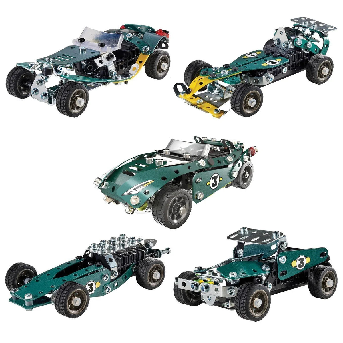 Meccano 5 Multi Model Set Pull Back Car