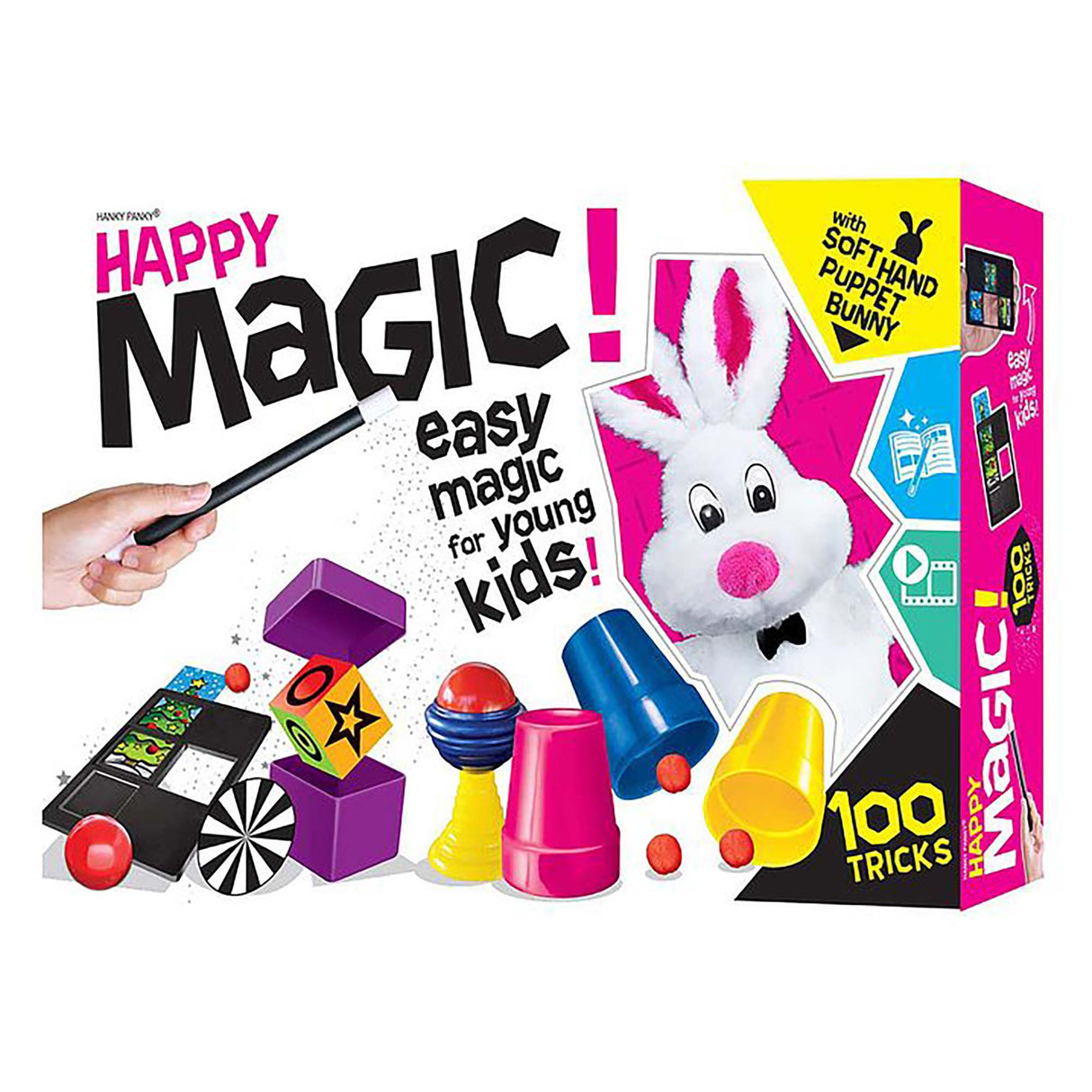 Theatrix Happy Magic Trick Set with 100 Tricks