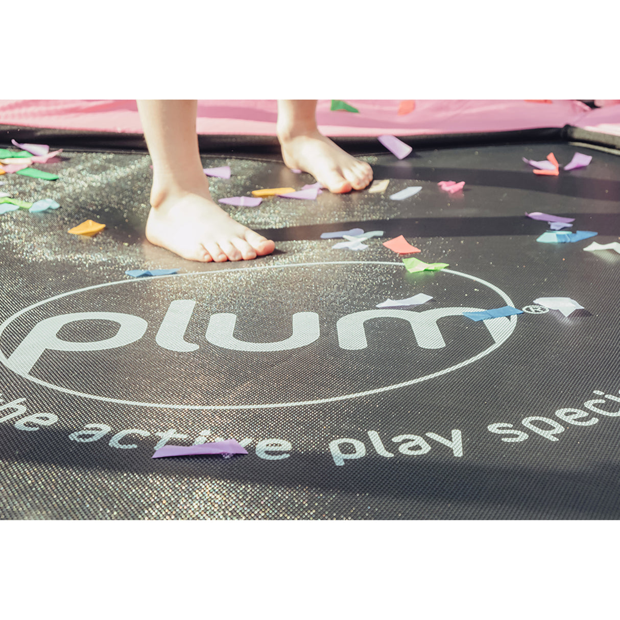 Plum Junior Jumper Trampoline, Black (7 ft)