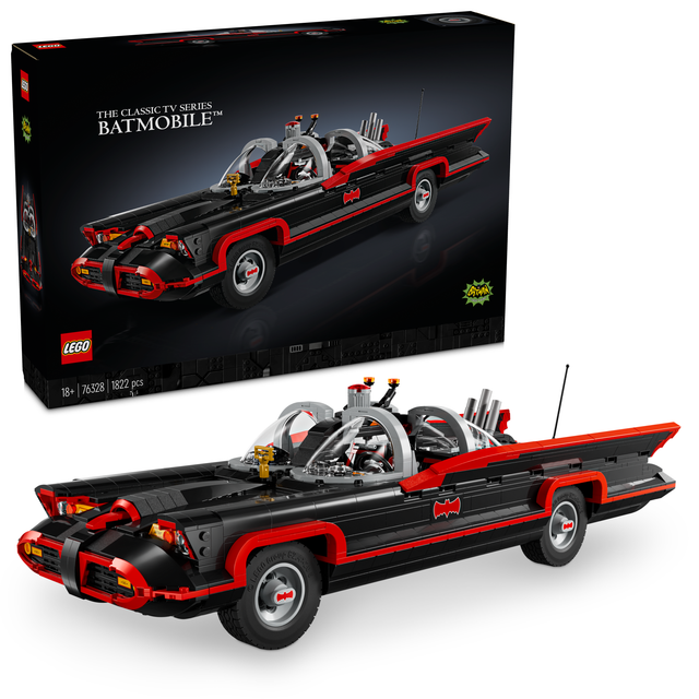 LEGO Super Heroes The Classic TV Series Batmobile 76328, (1822-pieces)