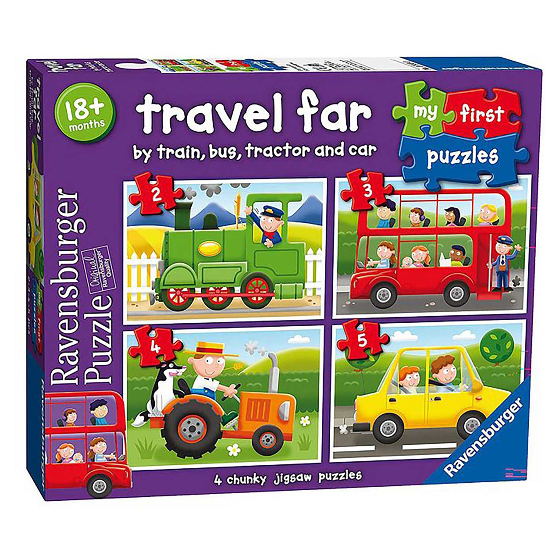 Ravensburger My First Puzzle Travel Far Jigsaw Puzzles (2x24 pieces)