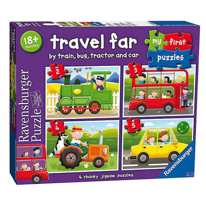 Ravensburger My First Puzzle Travel Far Jigsaw Puzzles (2x24 pieces)
