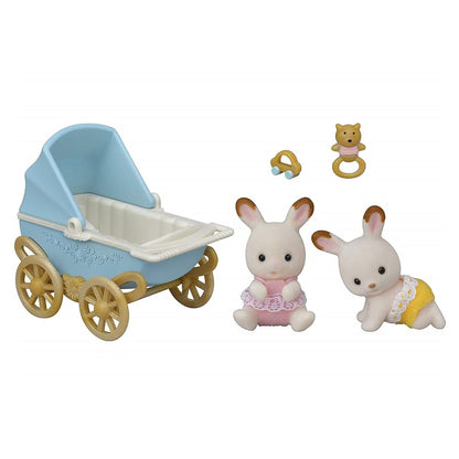 Sylvanian Families Chocolate Rabbit Twins Set