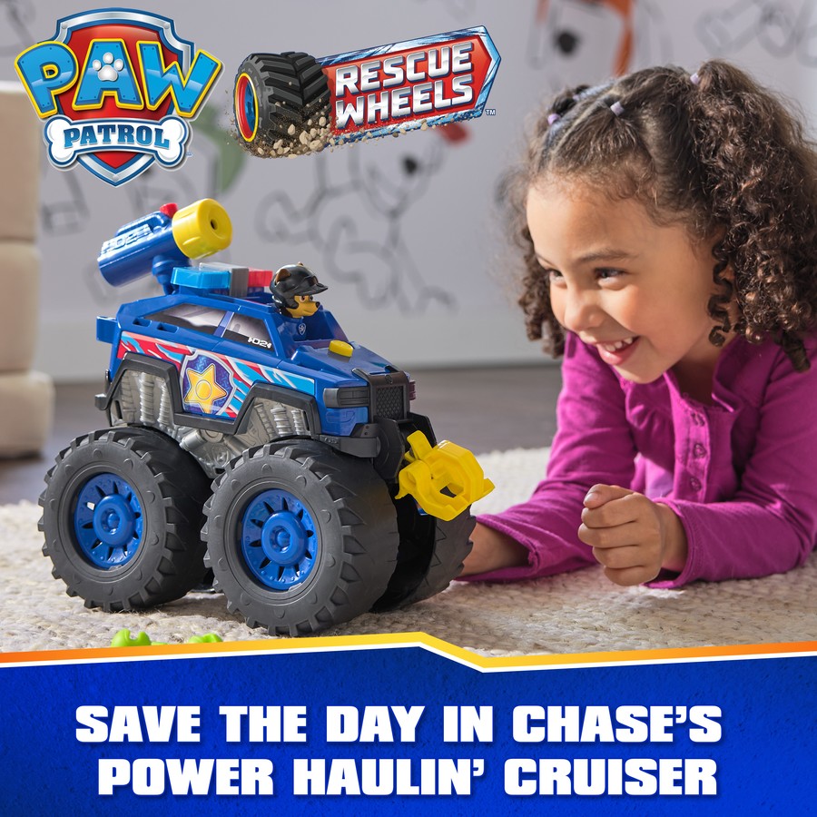 Paw Patrol Rescue Wheels Chase’s Power Haulin’ Cruiser