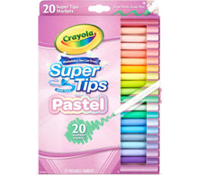 Crayola 20ct Supertips Markers Pastel Colors