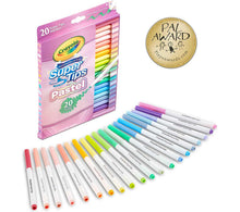 Crayola 20ct Supertips Markers Pastel Colors