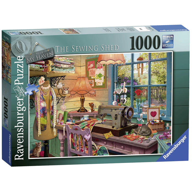 Ravensburger My Haven No 2 the Sewing Shed Puzzle 1000 pieces