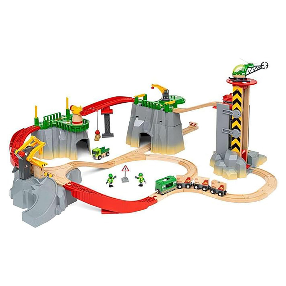 BRIO Cargo Mountain Set (32 pieces)