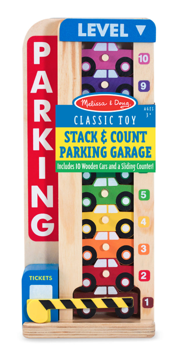 Melissa & Doug Stack & Count Parking Garage