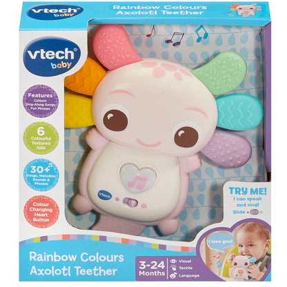 Vtech Rainbow Colours Axolotl Teether Pink