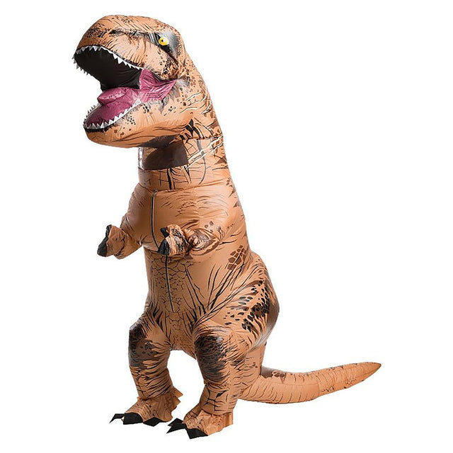 Rubies T-Rex Inflatable Costume - Adult, Brown (Adult)