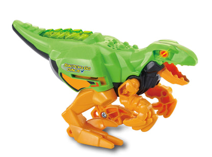 Vtech Switch & Go Dinos Power Up Velociraptor Helicopter