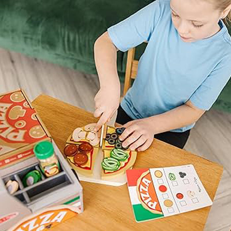 Melissa & Doug Top & Bake Pizza Counter Play Set