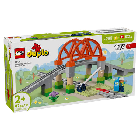 LEGO DUPLO Town Train Bridge and Tracks Expansion 10426