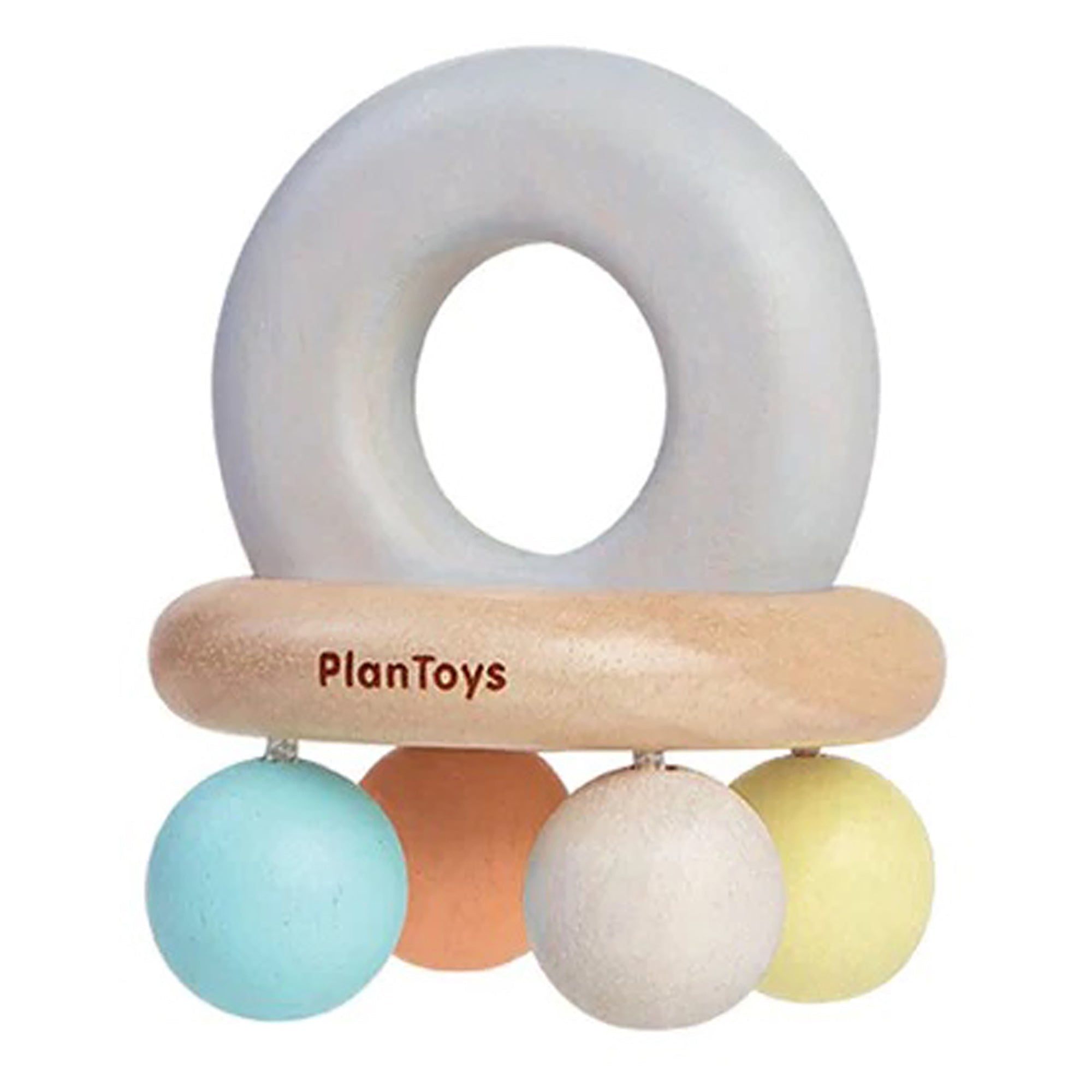 Toyrus Rattle Plan Toys Bell Rattle Pastel – Toys