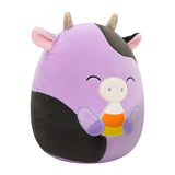 Squishmallows Halloween Alexie the Purple Cow 7.5" Plush