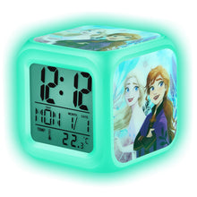Disney Frozen Cube Alarm Clock Led Lights