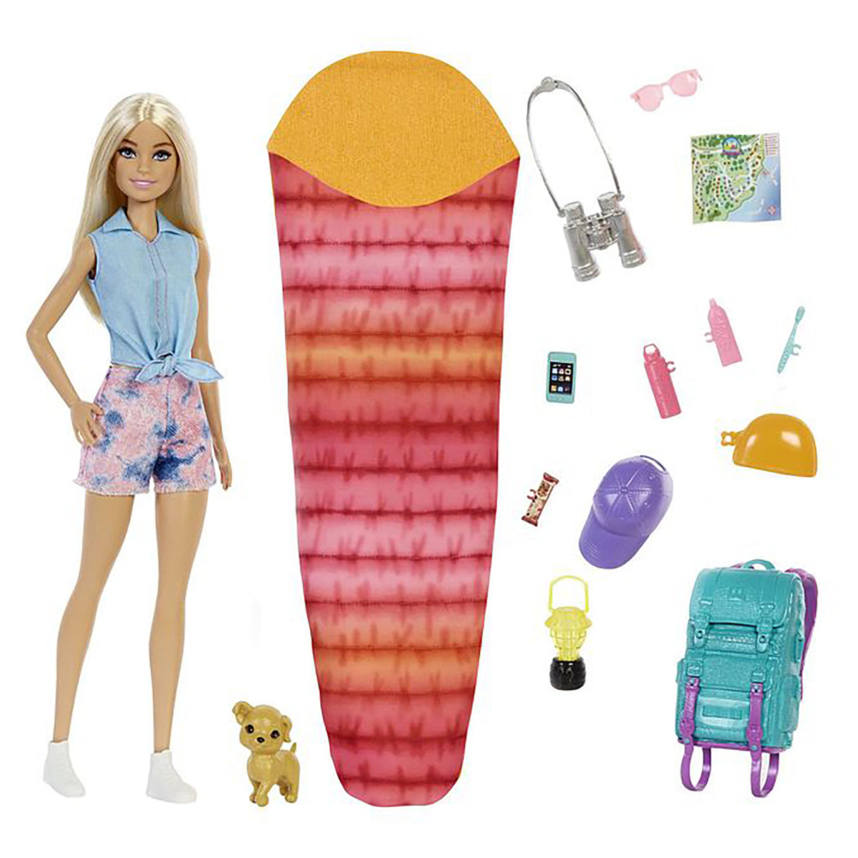 Barbie It Takes Two Camping Malibu Doll Playset