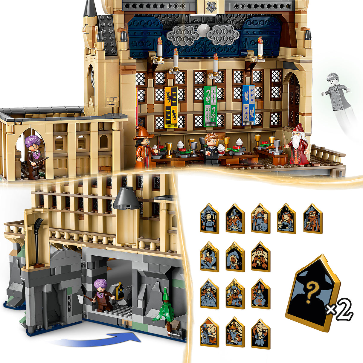 LEGO Harry Potter Hogwarts Castle The Great Hall 76435