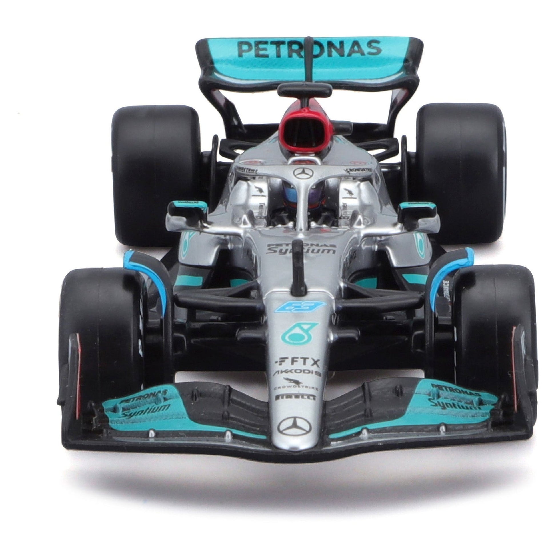 Bburago 1:43 2022 F-1 Mercedes AMG W13 Russell with Driver