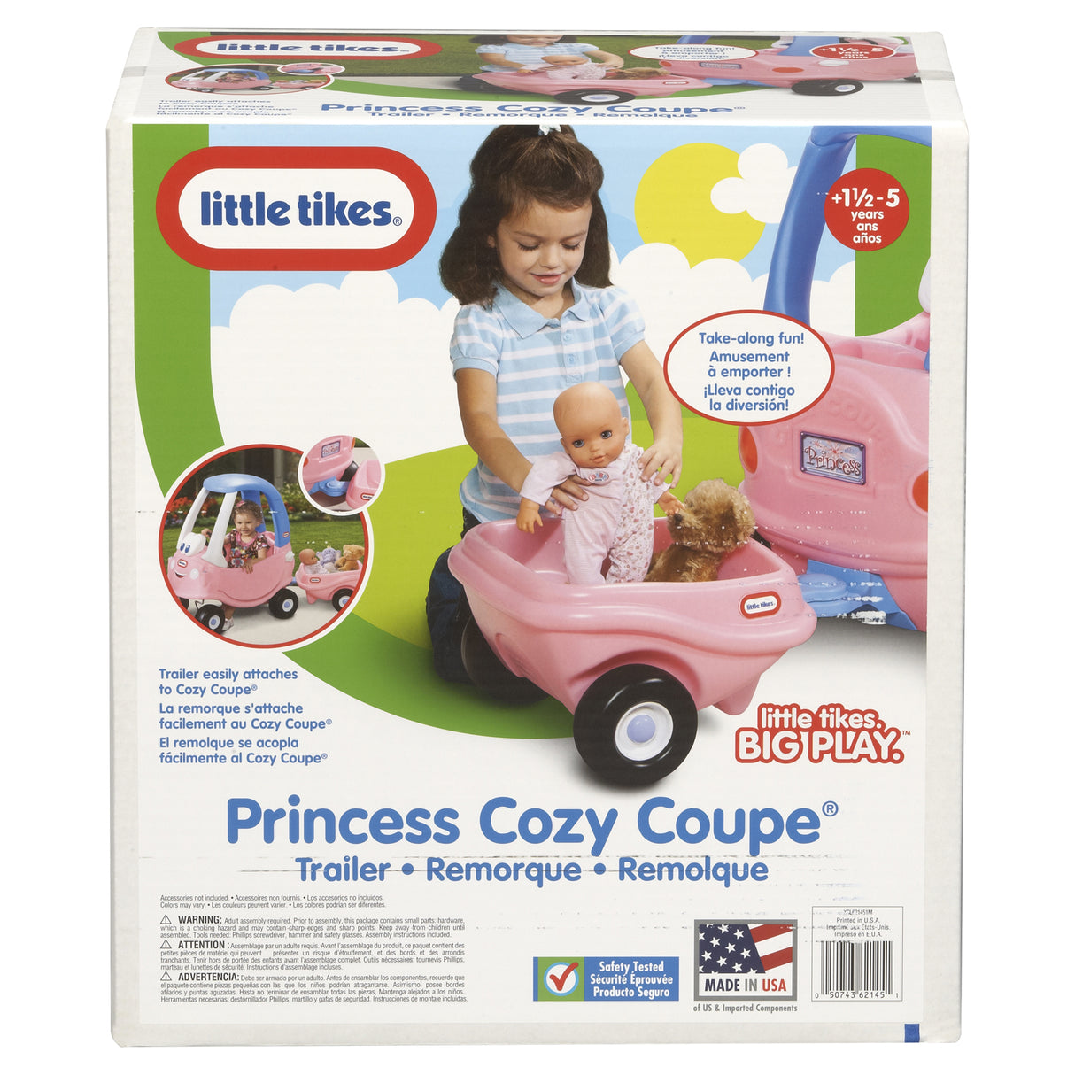 Little Tikes Princess Cozy Coupe Trailer