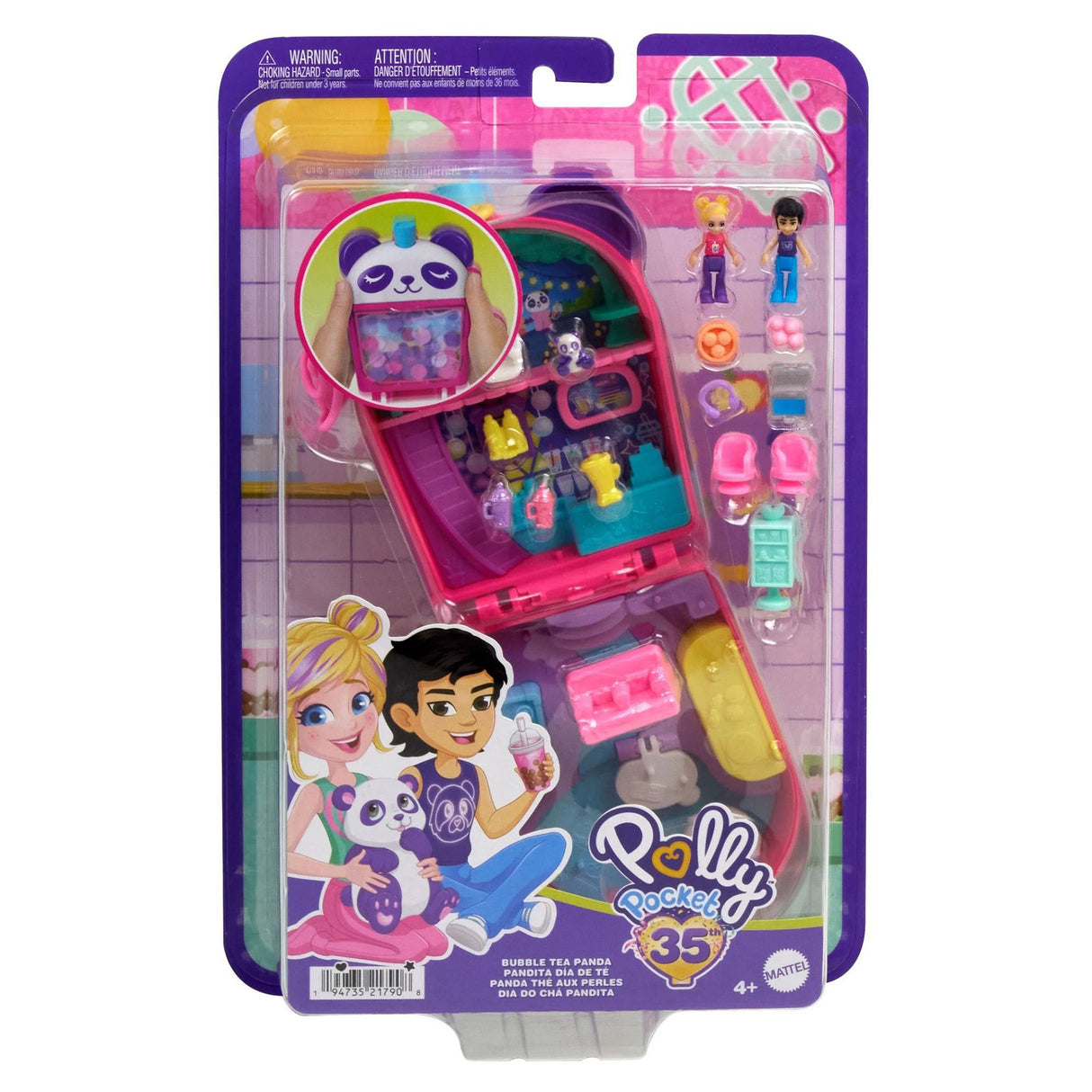 Polly Pocket Pocket World Bubble Tea Panda