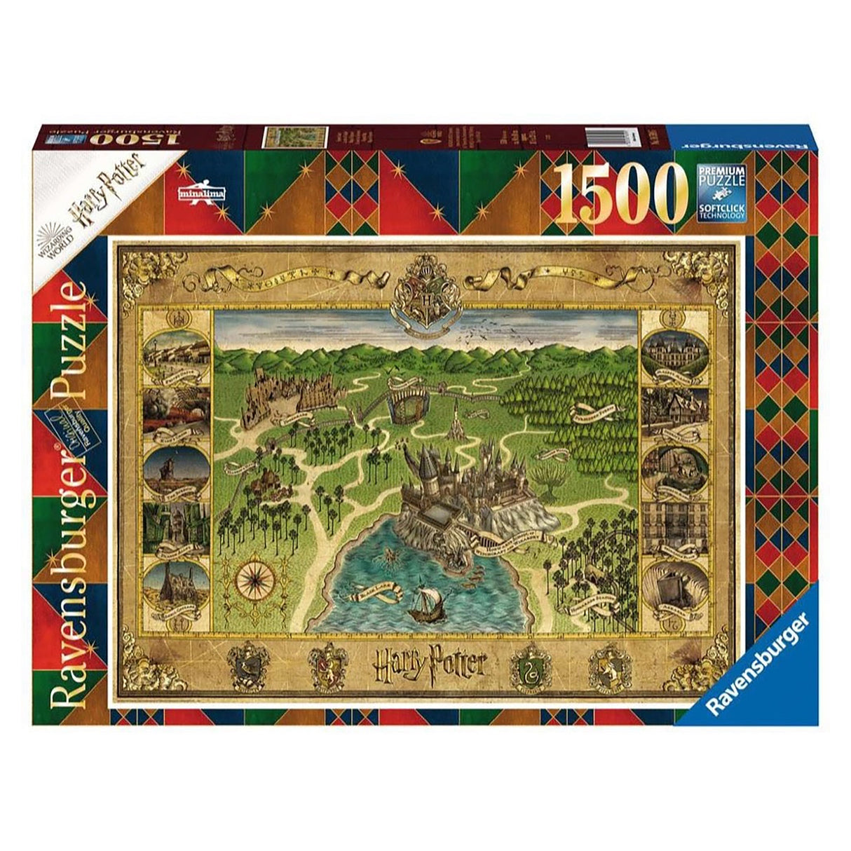 Ravensburger Harry Potter Hogwarts Map Jigsaw Puzzle (1500 pieces)